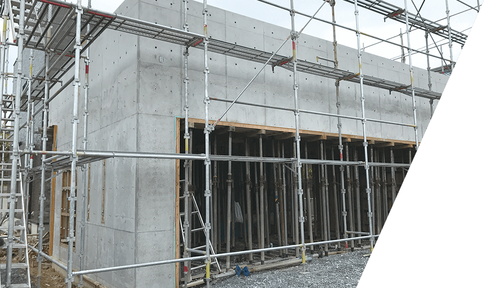 型枠工事・建築のプロとして、お客様に感動と喜びを提供します