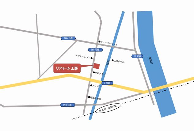 リフォーム工房地図
